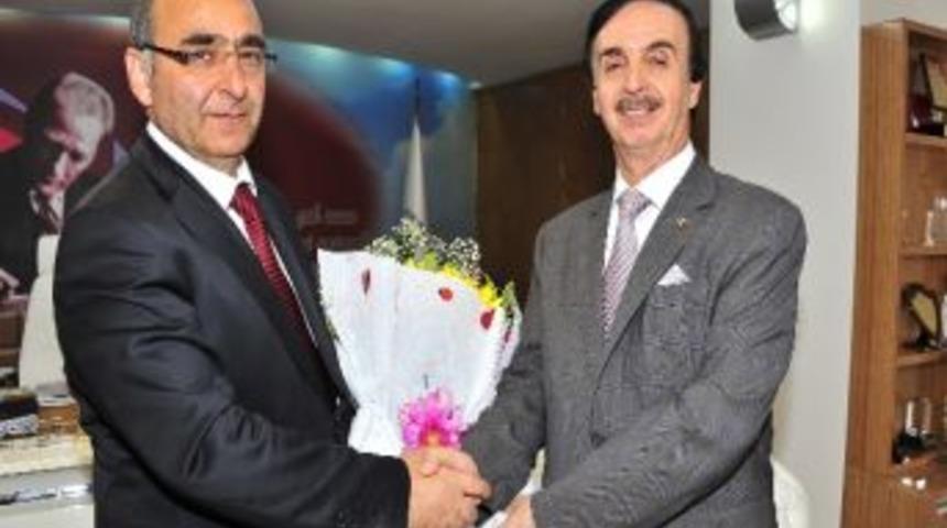 Sgk M&uuml;d&uuml;r&uuml;nden Başkan Keskin&rsquo;e Nezaket Ziyareti