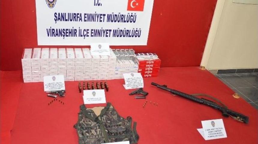 Ateş A&ccedil;ılarak Durdurulan Ara&ccedil;tan Silahlar &Ccedil;ıktı