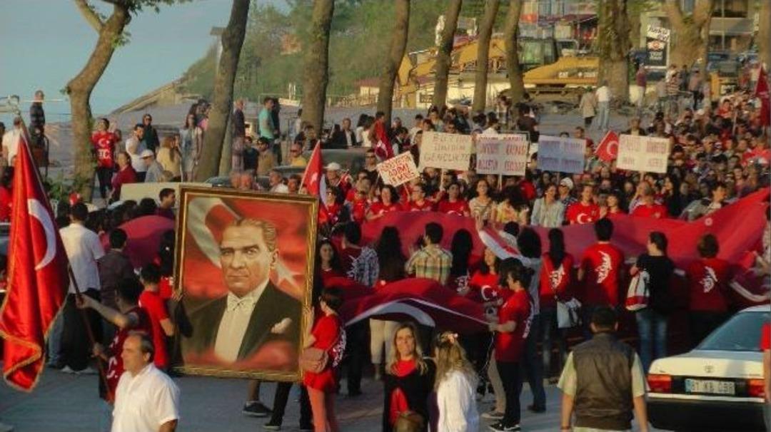 Ak&ccedil;akoca'da Gen&ccedil;lik Y&uuml;r&uuml;y&uuml;ş&uuml; D&uuml;zenlendi