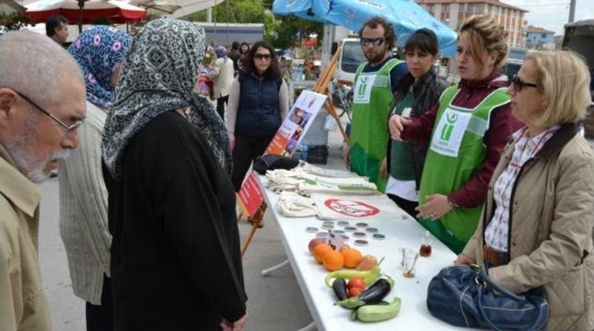 Halk Pazarında K&uuml;resel Isınmayla M&uuml;cadele &Ccedil;alışması