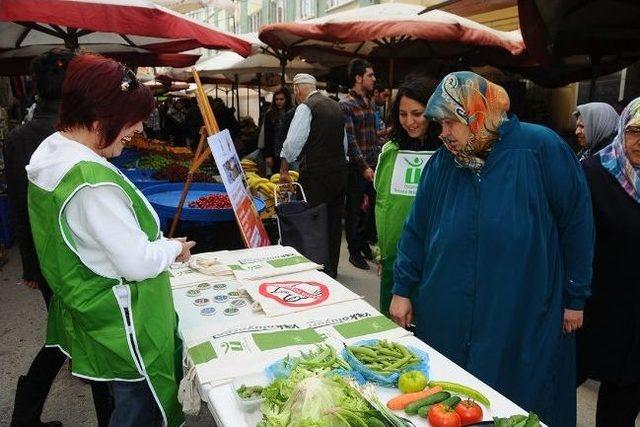 Halk Pazarında K&uuml;resel Isınmayla M&uuml;cadele &Ccedil;alışması 1