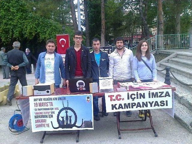 Tgb’den “t.c. Kaldırılmasın” İmza Kampanyası