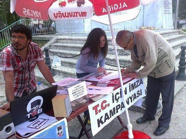 Tgb’den “t.c. Kaldırılmasın” İmza Kampanyası