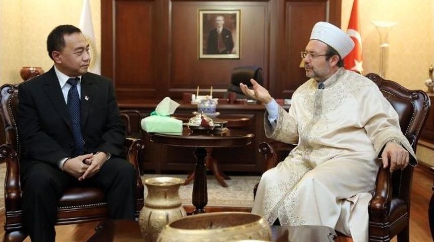 M&uuml;sl&uuml;man Filipinliler Ulusal Konseyi Başkanı Sadain&rsquo;den Diyanet&rsquo;e Ziyaret