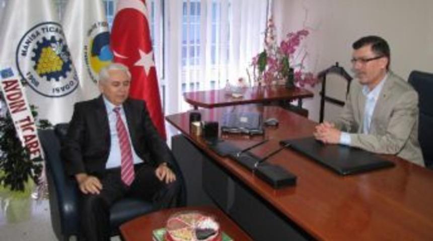 Bursa İl Tarım M&uuml;d&uuml;r&uuml; &Ccedil;elik'ten Manisa Tso'ya Ziyaret