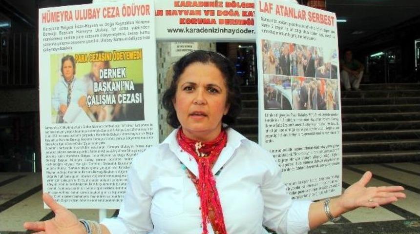 Adliyede &Ccedil;alışma Cezası Alan Dernek Başkanından İmza Kampanyası