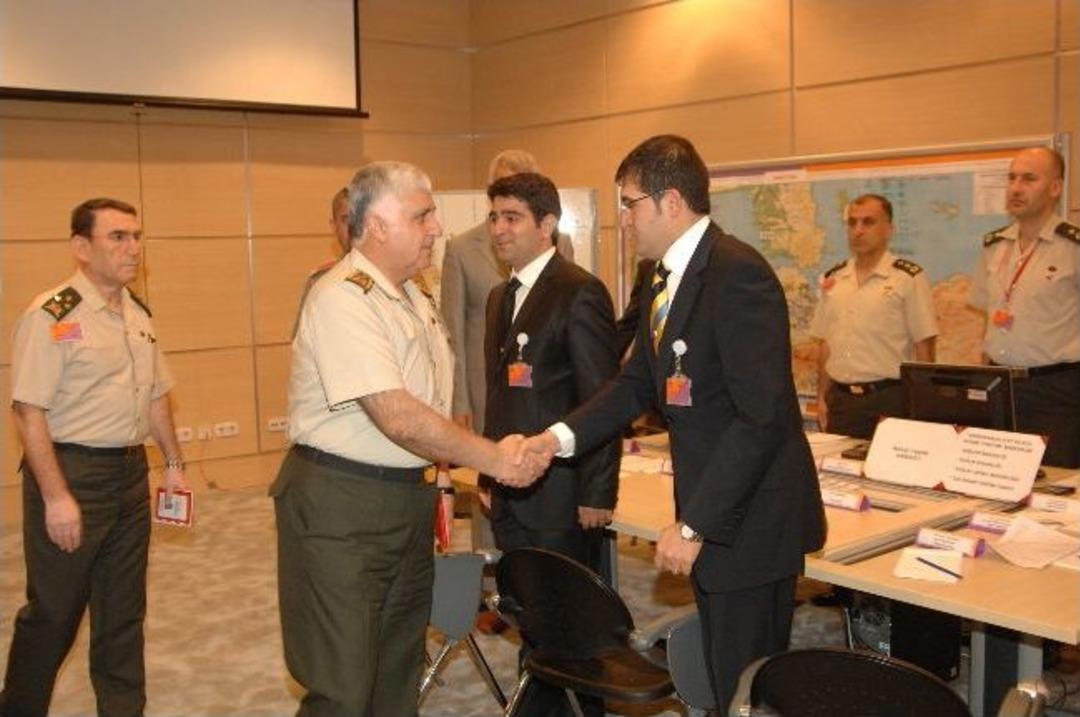 Orgeneral &Ouml;zel, Askeri Lisede Denetleme Yaptı