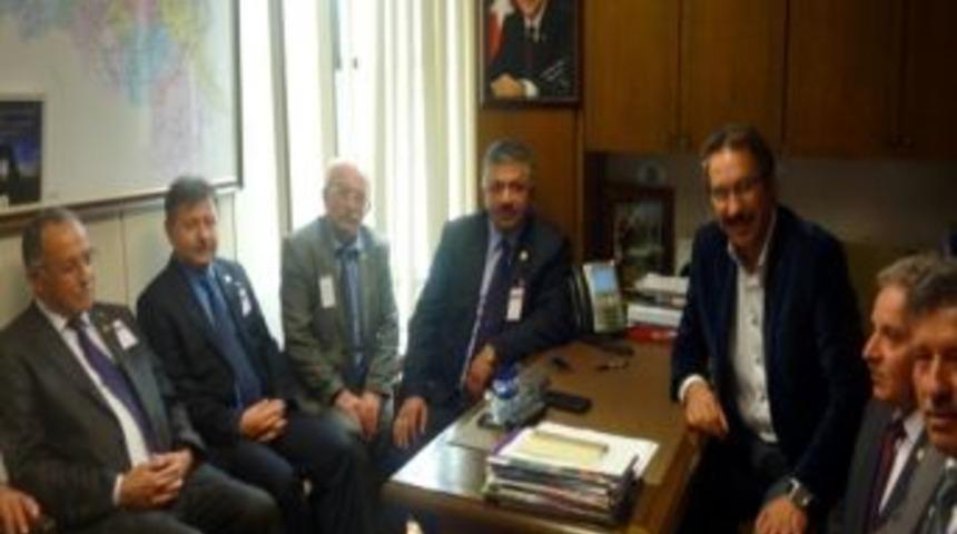 Ziraat Odası Başkanlarından &Uuml;nal&rsquo;a Ziyaret