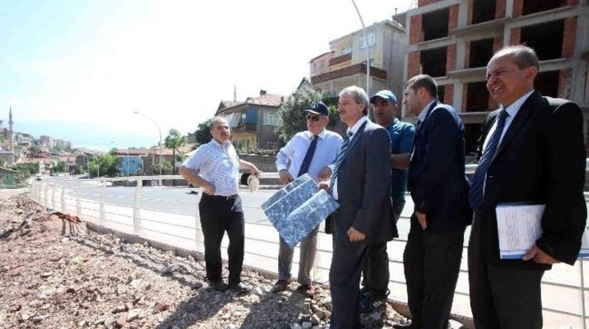 Başkan Karaosmanoğlu &Ccedil;alışmaları Yerinde İnceledi