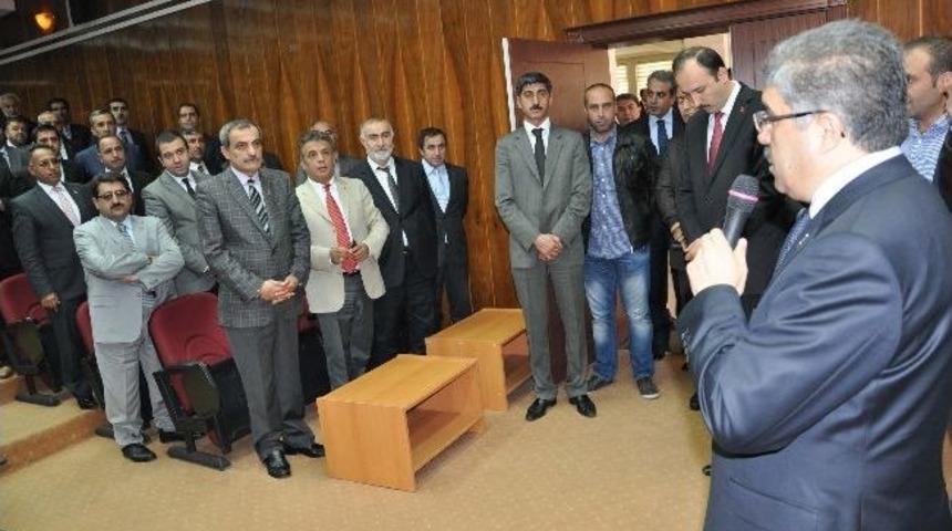 Vali Ali &Ccedil;ınar, Personelle Vedalaştı
