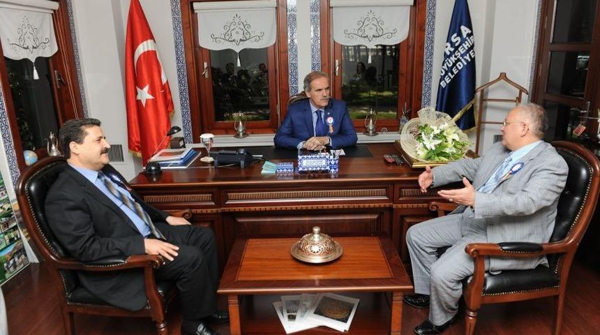 Başkan Altepe, Tapu Ve Kadastro Y&ouml;neticilerini Ağırladı