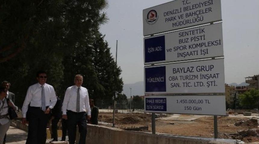 Başkan Zolan&rsquo;dan Buz Pistinde İnceleme