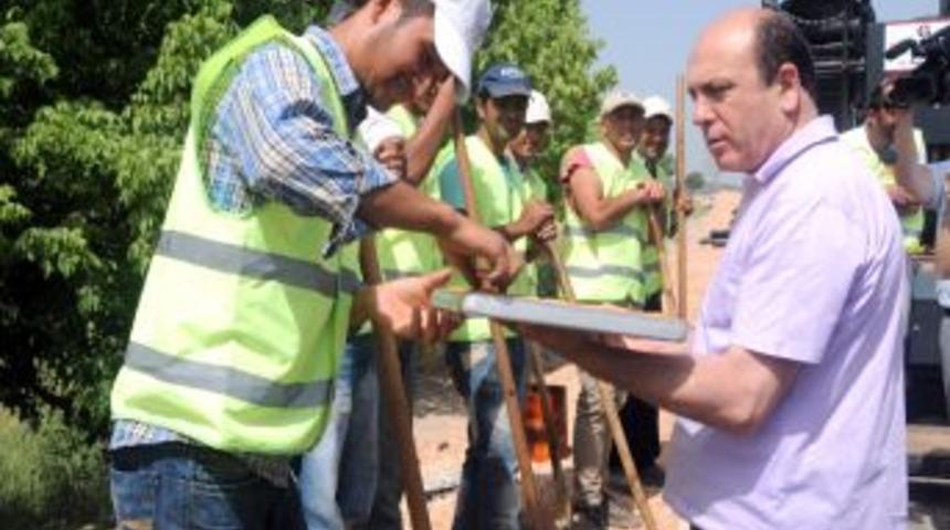 Balıkesir'de Asfalt Sezonu Dualarla A&ccedil;ıldı