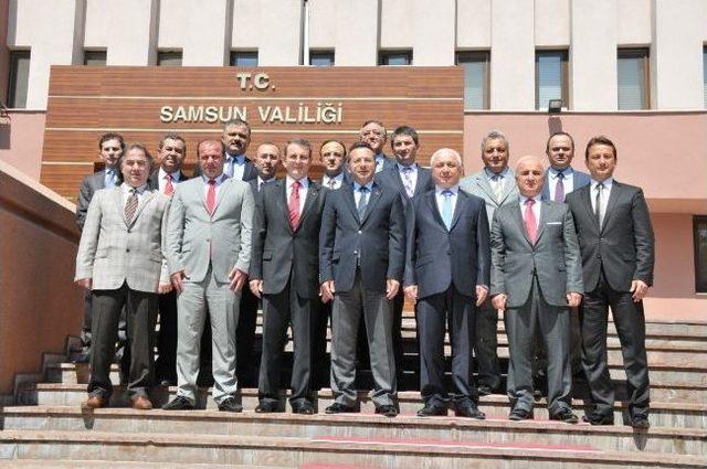 Samsun Tso, Vali Aksoy&rsquo;u Ziyaret Etti 1