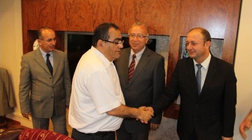 Tapu Ve Kadastro M&uuml;d&uuml;rl&uuml;ğ&uuml;&rsquo;nden Kaymakam Okur&rsquo;a Ziyaret