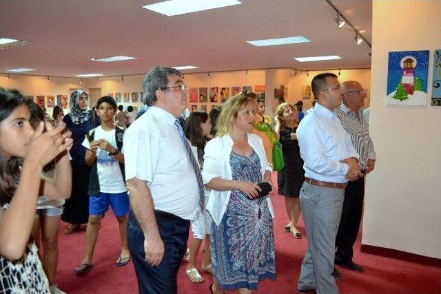 Minik Ressamlar H&uuml;nerleriyle G&ouml;z Doldurdu 1