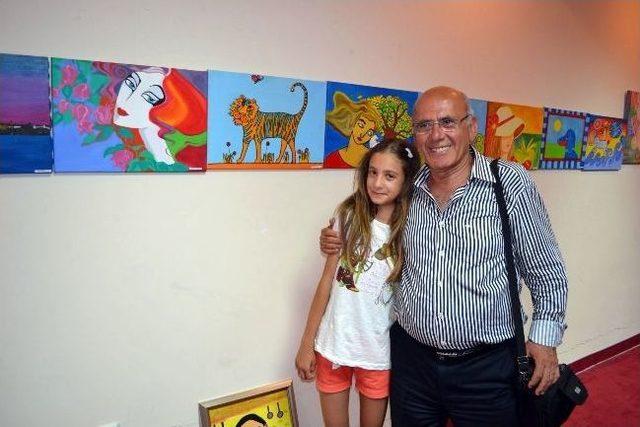 Minik Ressamlar H&uuml;nerleriyle G&ouml;z Doldurdu 2