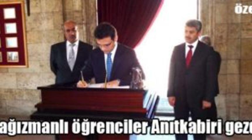 Kağızmanlı &ouml;ğrenciler Anıtkabiri gezdi