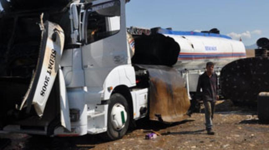 Silopi&rsquo;de benzin tankeri patladı: 1 &ouml;l&uuml;, 2 yaralı