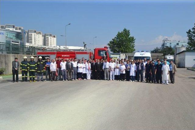 Besaş&rsquo;ta Yangın Tatbikatı 2