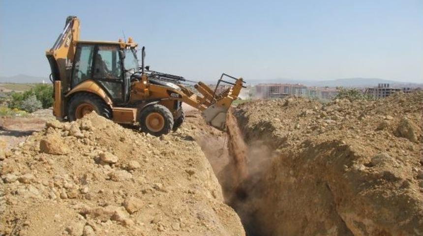 Yeni İmara A&ccedil;ılan Yerleşimlerde Alt Yapı &Ccedil;alışmaları S&uuml;r&uuml;yor