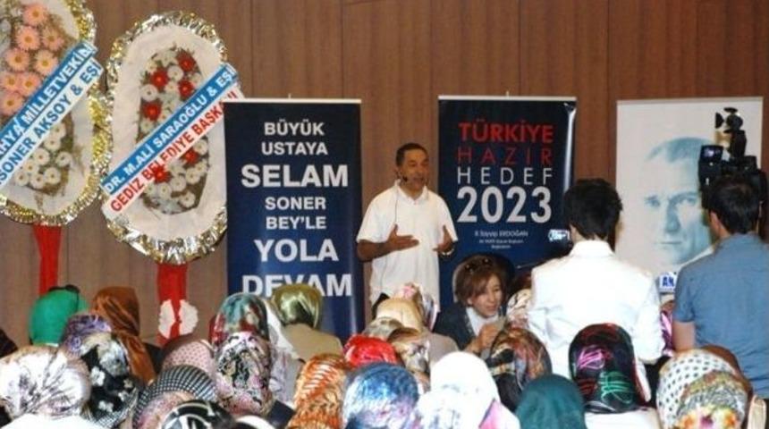 Gediz'de Ak Parti Kadın Kolları &Uuml;yelerine Konferans