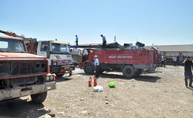 Silopi’de Kaynak Yapılan Yakıt Tankeri Patladı: 1 Ölü, 2 Yaralı