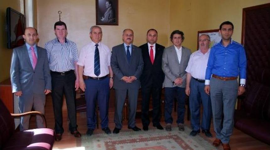 Yeni Başkan Ve Y&ouml;netim Kurulundan Kurumlara Ziyaret