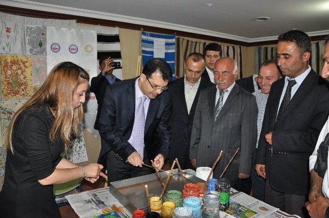 Derik Hem Kursiyerlerinden Yıl Sonu Sergisi 2