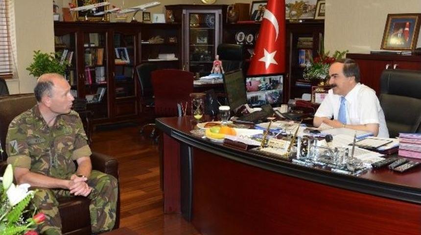 Hollandalı Patriot Komutanı Albay Buis'ten Vali Coş&rsquo;a Ziyaret