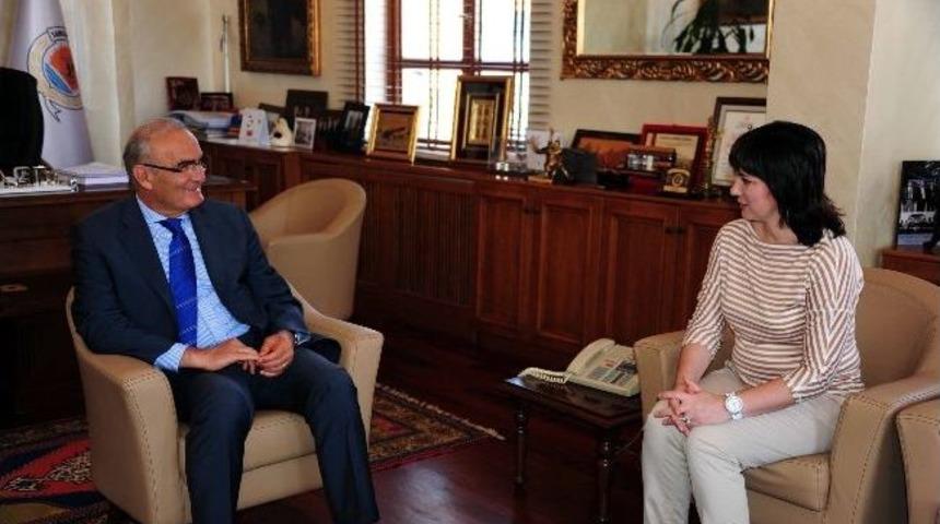 Adige Televizyonu Başkan Yılmaz&rsquo;la R&ouml;portaj Yaptı