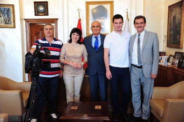 Adige Televizyonu Başkan Yılmaz’la Röportaj Yaptı 1