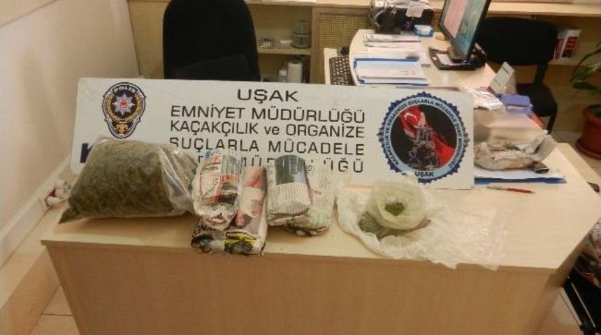 Uşak&rsquo;ta Uyuşturucu Operasyonu