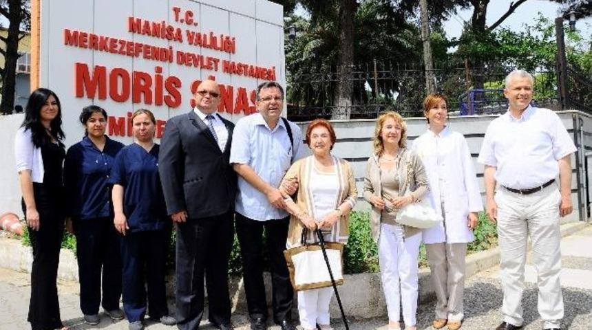 Moris Şinasi Hastanesi&rsquo;nin İlk Başhekiminin Kızından Hastaneye Ziyaret