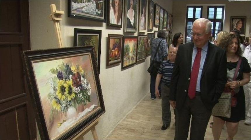 Mezitli Sanat Evi Kursiyerlerinden Yıl Sonu Sergisi