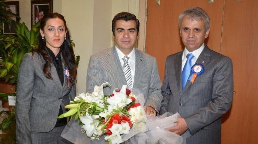 Tapu Kadastro 11. B&ouml;lge M&uuml;d&uuml;rl&uuml;ğ&uuml;&rsquo;nden Vali D&uuml;zg&uuml;n&rsquo;e Ziyaret