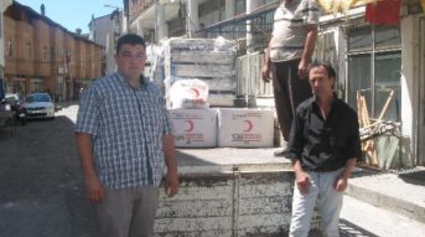 Yangın Mağdurlarına Kızılay&rsquo;dan Yardım