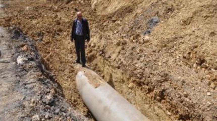 Başkan Samur, Sulama Hattı &Ccedil;alışmasını İnceledi