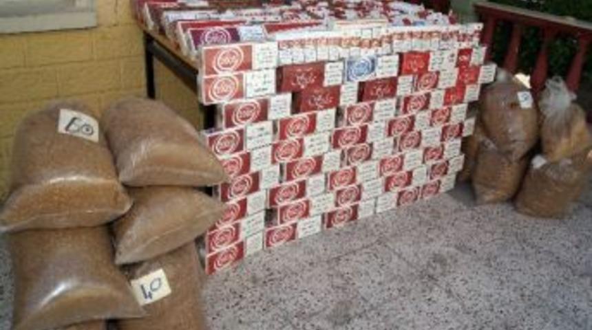 Torbalı'da Ka&ccedil;ak Sigara Ve T&uuml;t&uuml;n Ele Ge&ccedil;irildi