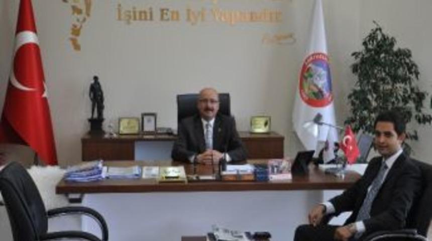 Kaymakam Vekili Murat&rsquo;tan Başkan Samur&rsquo;a Ziyaret
