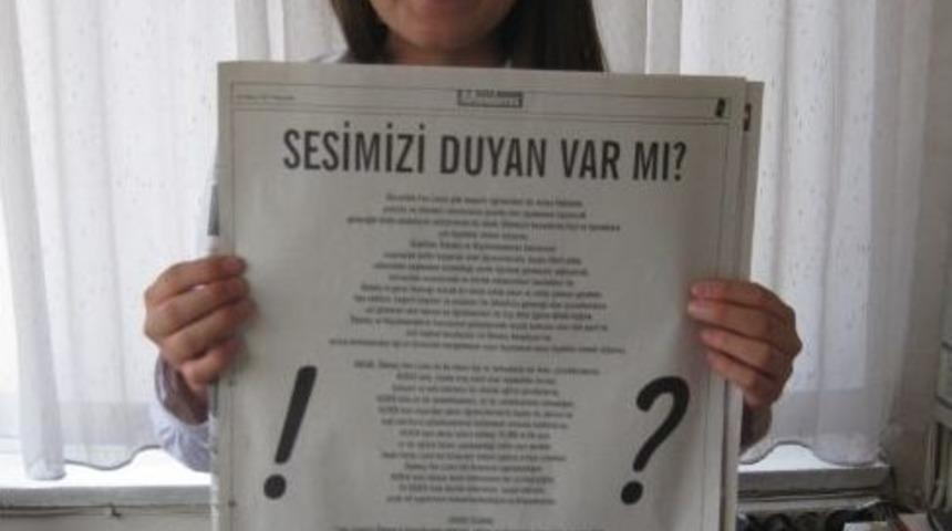 &Ouml;demiş Fen Lisesi Velileri, Bina İsteklerini İğneli İlanla Dile Getirdi