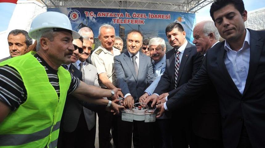 T&uuml;nektepe Teleferik&rsquo;in Temeli Atıldı