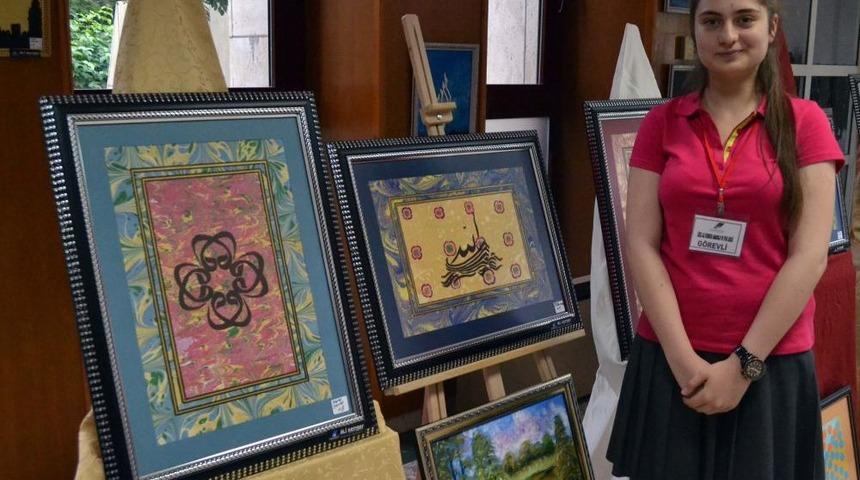 &Ouml;ğrencilerin Ebru Sergisiyle Afrika&rsquo;da Su Kuyusu A&ccedil;ılacak