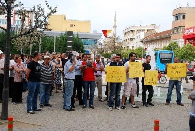 Salihli’de Reyhanlı Protestosu