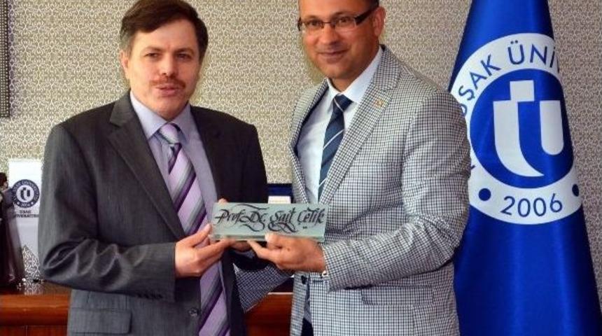 Ticaret Borsası&rsquo;ndan Rekt&ouml;r &Ccedil;elik&rsquo;e Ziyaret