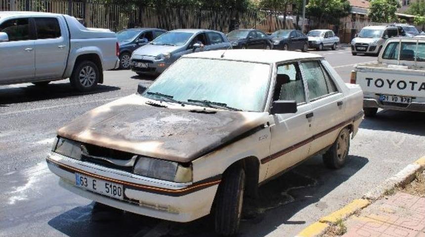 Park Halindeki Ara&ccedil; Alev Aldı