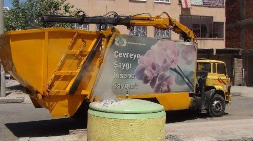 Diyarbakır&rsquo;a &Ccedil;&ouml;p Bidonları Geri Geldi