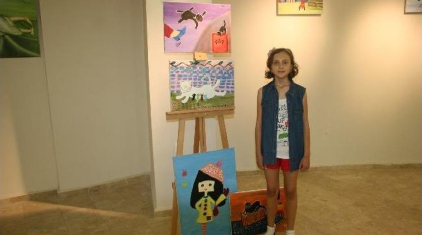 On Yaşındaki Melikesu&rsquo;nun Resim Merakı