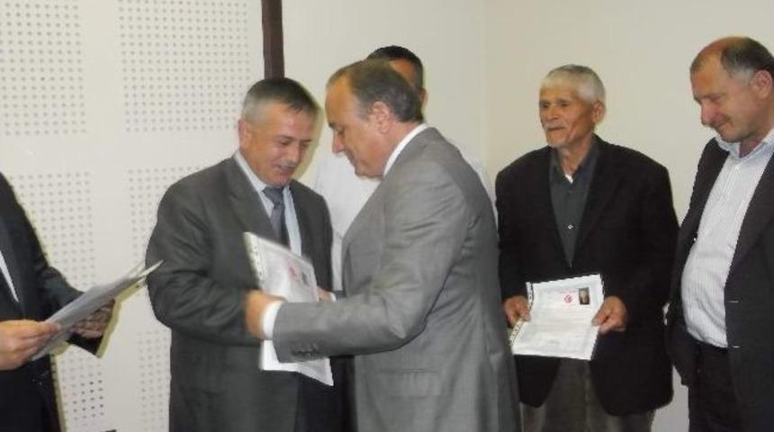 Trabzon'da 2/b Hak Sahipleri Tapularına Kavuştu