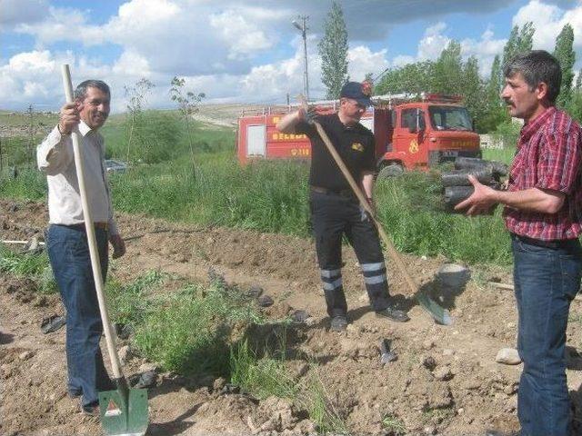 B&uuml;nyan Belediyesi Ahmet Altay Hatıra Ormanına Dikilen Ağa&ccedil; Sayısı Beşbini Buldu 1